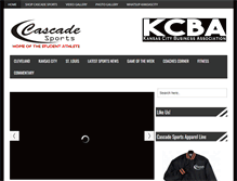 Tablet Screenshot of cascadesports.tv